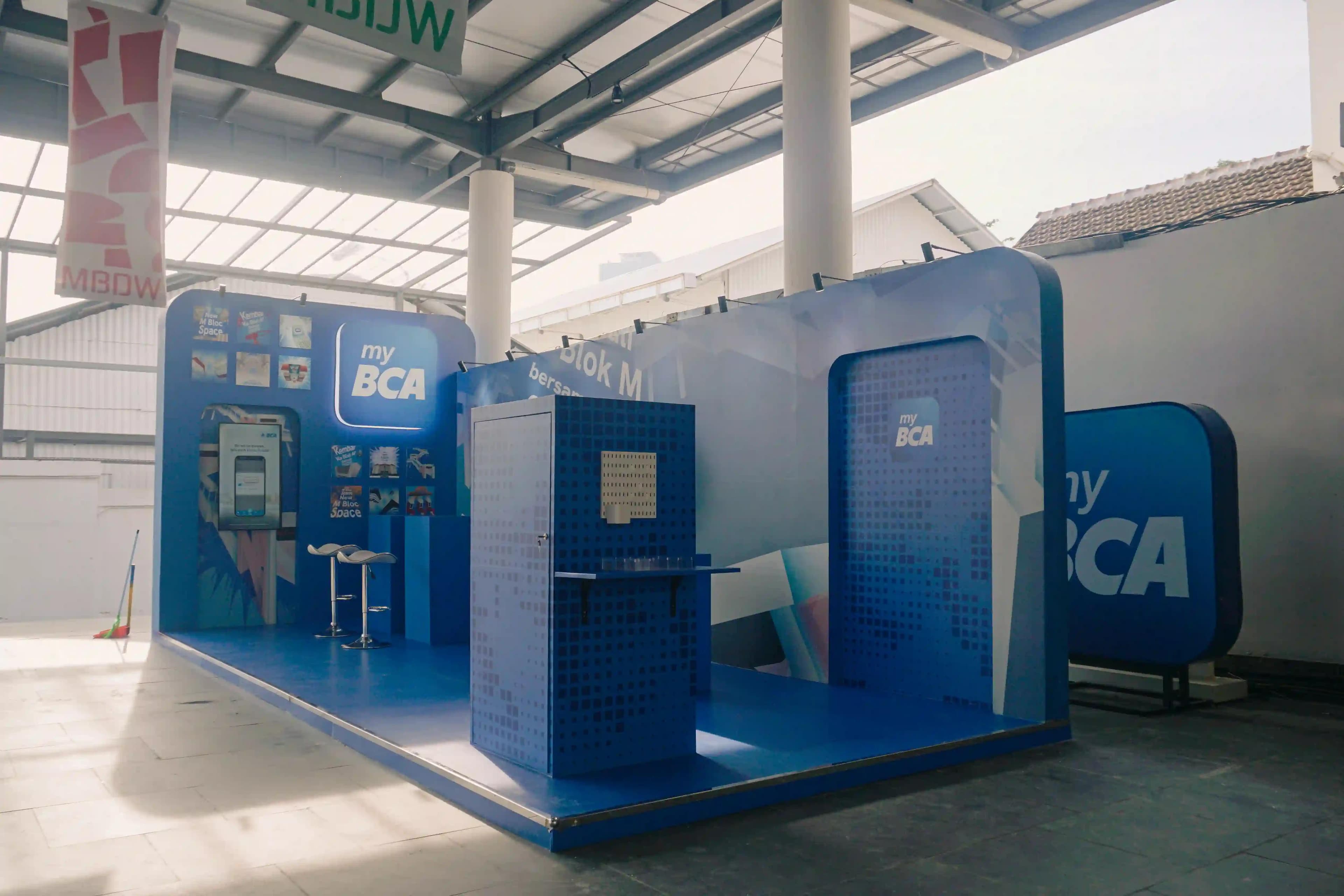 Isometrik Biru MyBCA at Mbloc Design Week 2026 - Katakita Live Vendor Production Customize Booth 2 Bukaan Bank Brand Activation - Hero