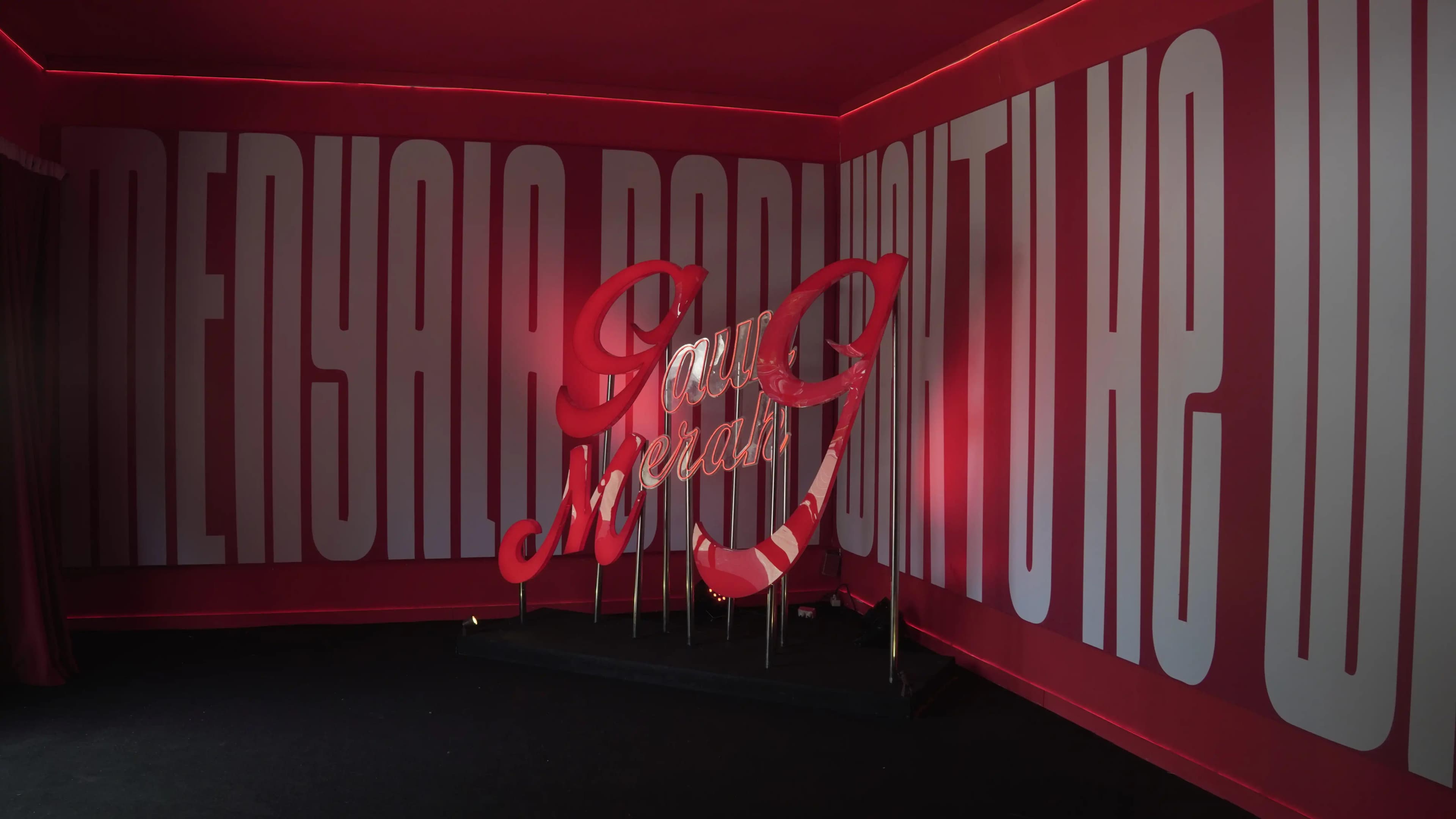 Landmark Gudang Garam Merah Experience Booth at Berdendang Bergoyang 2022