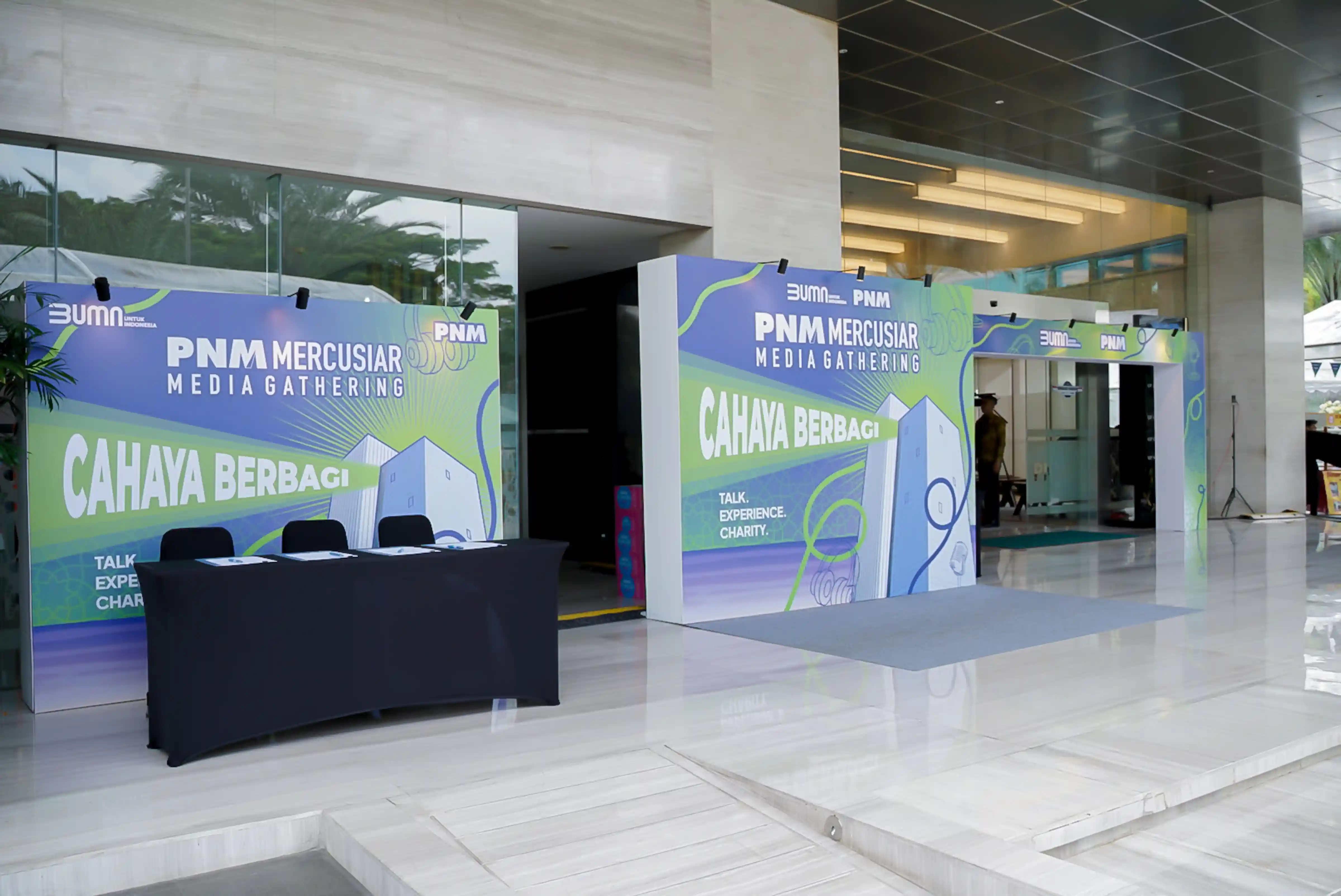 Front Area - PNM Media Gathering - Katakita Live Vendor Produksi Event Media Internal Gathering BUMN Decoration Company